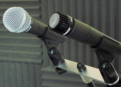 Shure SM57 and SM58