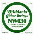 Струна для электрогитары D`ADDARIO NW030 XL Nickel Wound 030