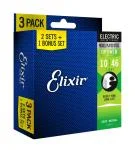 Набор струн для электрогитары Elixir EL OW L (3 Pk)