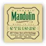 D`ADDARIO J67 MANDOLIN NICKEL MEDIUM 11-39