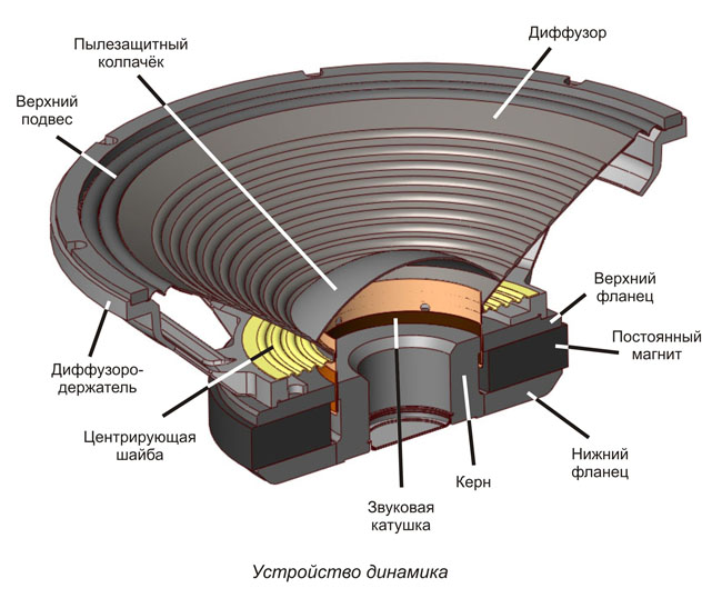 Устройство динамика