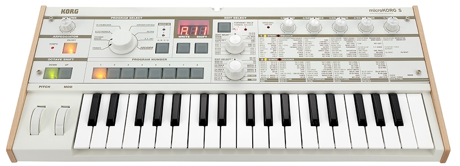 KORG microKORG S design