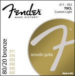 Струны для акустической гитары FENDER 70CL