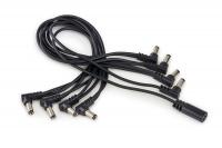 ROCKBOARD Flat Daisy Chain Cable, 8 Outputs, angled