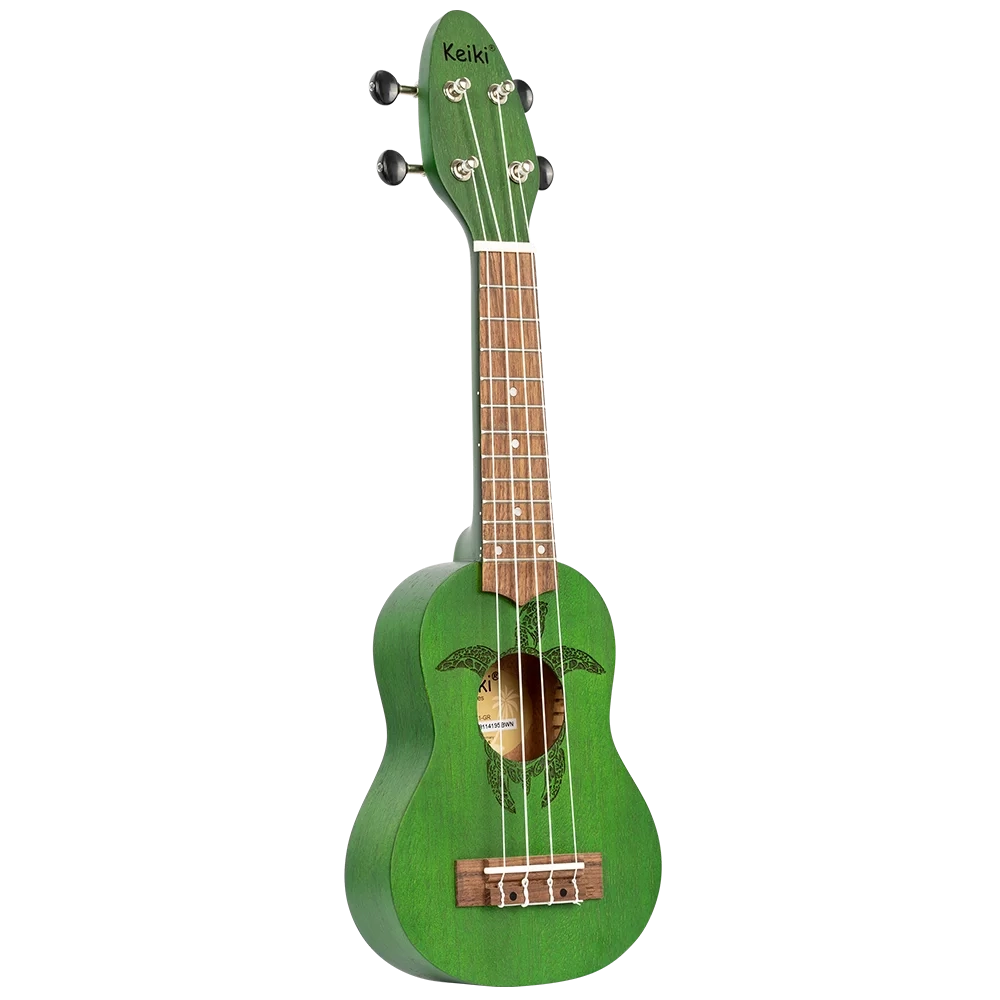 Гавайская гитара Укулеле Ortega Keiki K1-GR Green Sopranino