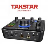 Такстар MX630 OTG USB-аудиоинтерфейс звуковая карта для использования в сети , караоке, профессиональной записи, прямой трансляции или развлечения.