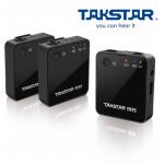 Микрофон ТАКСТАР V1 (Dual channel version OTG) радиосистема  для прямых эфиров , для камеры, DSLR и смартфона .