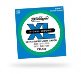 Струны для электрогитары D'ADDARIO EXL130 XL Extra Super Light