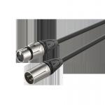Микрофонный кабель DMXX200L6 Roxtone Готовый аудио / ДМХ кабель, Разъемы:RX3F-NT - RX3M-NT-6 метров