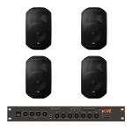 Комплект звуку DV audio LA804MS5B для приміщення до 80м.