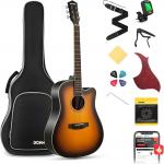 Комплект Donner Music Donne Acoustic Guitar Cutaway Sunburst EC1020