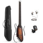 Комплект Donner Music HUSH-Ⅰ Silent Guitar Mahogany Sunburst EC1783