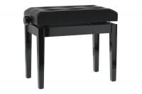 130300 Банкетка для піаніно GEWA Deluxe Black Hight gloss