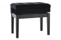 130500 Банкетка для піаніно GEWA Deluxe Compartment Black matt