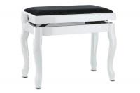 Банкетка для піаніно GEWA Deluxe classic White Gloss