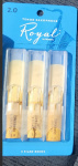 Трости для тенор саксофона RICO Rico Royal - Tenor Sax #2.0 - 3-Pack