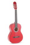Класична гітара GEWApure Basic 3/4 Transparent Red