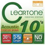 Струни для акустичної гітари Cleartone 7410