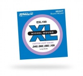 Струни для бас гітари D'ADDARIO EXL190 XL Custom Light 4str