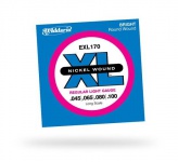 Струни для бас гітари D'ADDARIO EXL170 XL Regular Light 4str