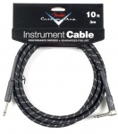 Инструментальный кабель FENDER CUSTOM SHOP PERFORMANCE SERIES CABLE 10', Angled, Black Tweed