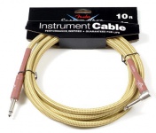 Инструментальный кабель FENDER CUSTOM SHOP PERFORMANCE SERIES CABLE 10', Angled, Tweed
