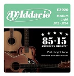 Струны для акустической гитары D'Addario EZ920