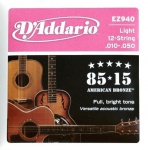 Струны для акустической гитары D'Addario EZ940