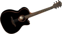 Электроакустическая гитара LAG T100ACE-BLK