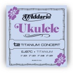 Струни для укулеле D`ADDARIO EJ87C TITANIUM UKULELE CONCERT