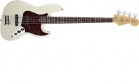 Бас-гитара FENDER AMERICAN STANDARD JAZZ BASS RW Olympic White