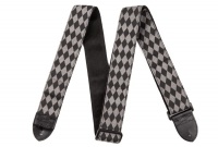 FENDER 2' NYLON DIAMOND STRAP BLACK/GREY