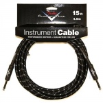 Инструментальный кабель Fender CUSTOM SHOP CABLE 15' BLACK TWEED