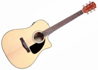 Электроакустическая гитара Fender CD-60CE NAT DS