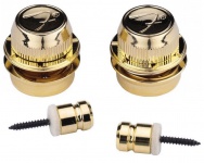 Стреплоки Fender Strap Locks Gold Pair FSLG1