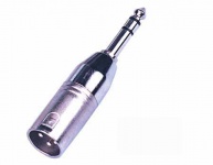 Переходник SOUNDKING SKCA310 Перехідник канон-папа - джек-стерео папа SoundKing CA310 хромир