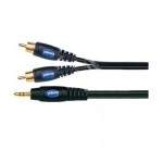 Инсертный кабель SOUNDKING BI147 інсертний кабель 1/8" TRS Jack - 2 x RCA, 3м