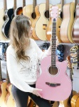 Акустическая гитара TREMBITA L-01 розовая