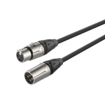 Мікрофонний кабель DMXX200L5 Roxtone Готовий аудіо / ДМХ кабель, Роз'єми: RX3F-NT- RX3M-NT-5 метрів (XLR-XLR)