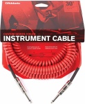 Инструментальный кабель D`ADDARIO PW-CDG-30RD Coiled Instrument Cable - Red