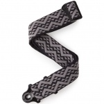 Ремень для гитары D`ADDARIO 50BAL03 Auto Lock Guitar Strap (Black Padded Geometric)