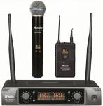 Радіомікрофон Радіосистема DV audio BGX-224 MKII комбінована (з ручним та поясним передавачами)