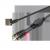 GPTC140L1.5 Roxtone Готовый аудио кабель мини джек - 2 тюльпана , Разъемы:Jack 1x3.5 RMJ3P-BG(stereo) - 2xRCA-M(RF2C-BG) -1,5 метра