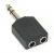 SOUNDKING SKCC312 Переходник 2джек-мама моно - джек-папа стерео SoundKing CC312