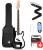 Комплект Donner Music DPB-510 Electric Bass Guitar Black EC1228