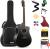 Комплект Donner Music Acoustic Guitar Cutaway Black EC1129
