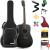 Комплект Donner Music DAG-1B Black Acoustic Guitar EC1128