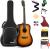 Комплект Donner Music Sunburst Acoustic Guitar EC1019