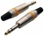 Разъём 1/4" Jack 6,3мм ROCKCABLE RCL10003 M металева кришка Jack TRS