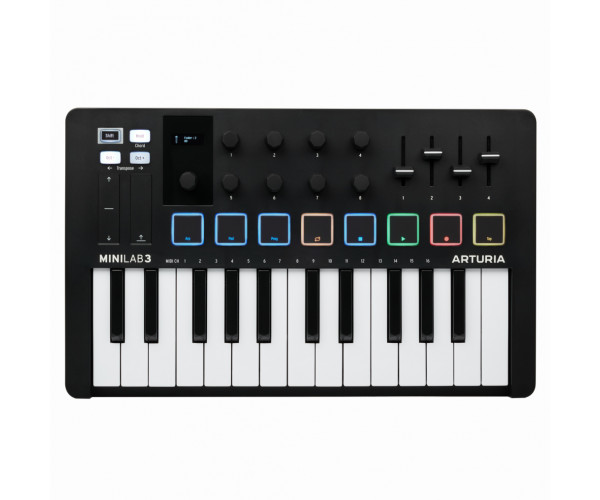 MIDI-клавіатура MIDI-клавіатура Arturia MiniLab 3 Black Edition